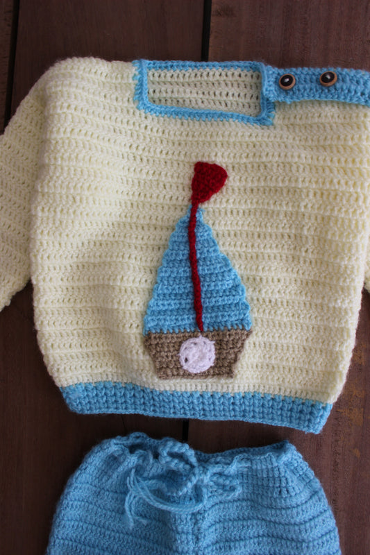 Hand Knitted Woollen Baby Sets