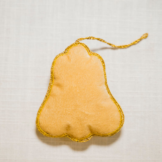 हाथ से बुना हुआ मस्टर्ड इरी सिल्क स्टोल | धारीदार