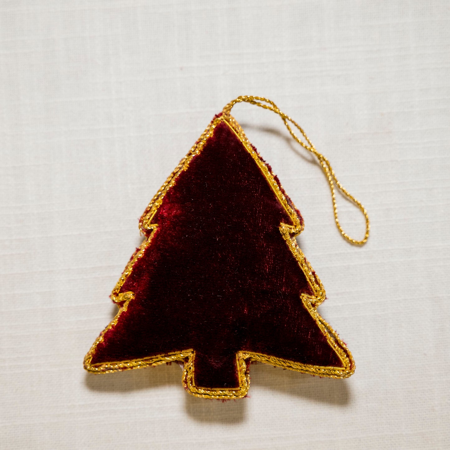 Étole en soie Eri moutarde tissée à la main | Rayé