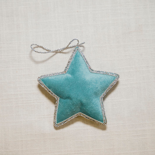 Blue Star Tree Charm