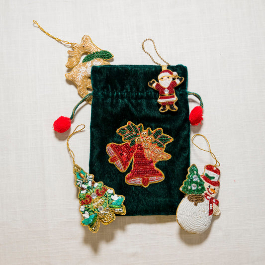 Bells Pouch Tree Charm