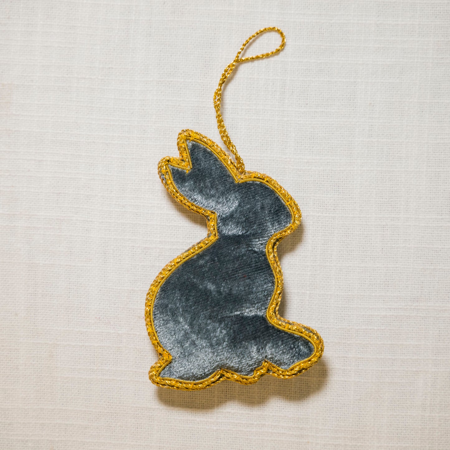 Étole en soie Eri moutarde tissée à la main | Rayé