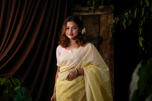 Suvarna | Chikankari Pure Cotton Saree