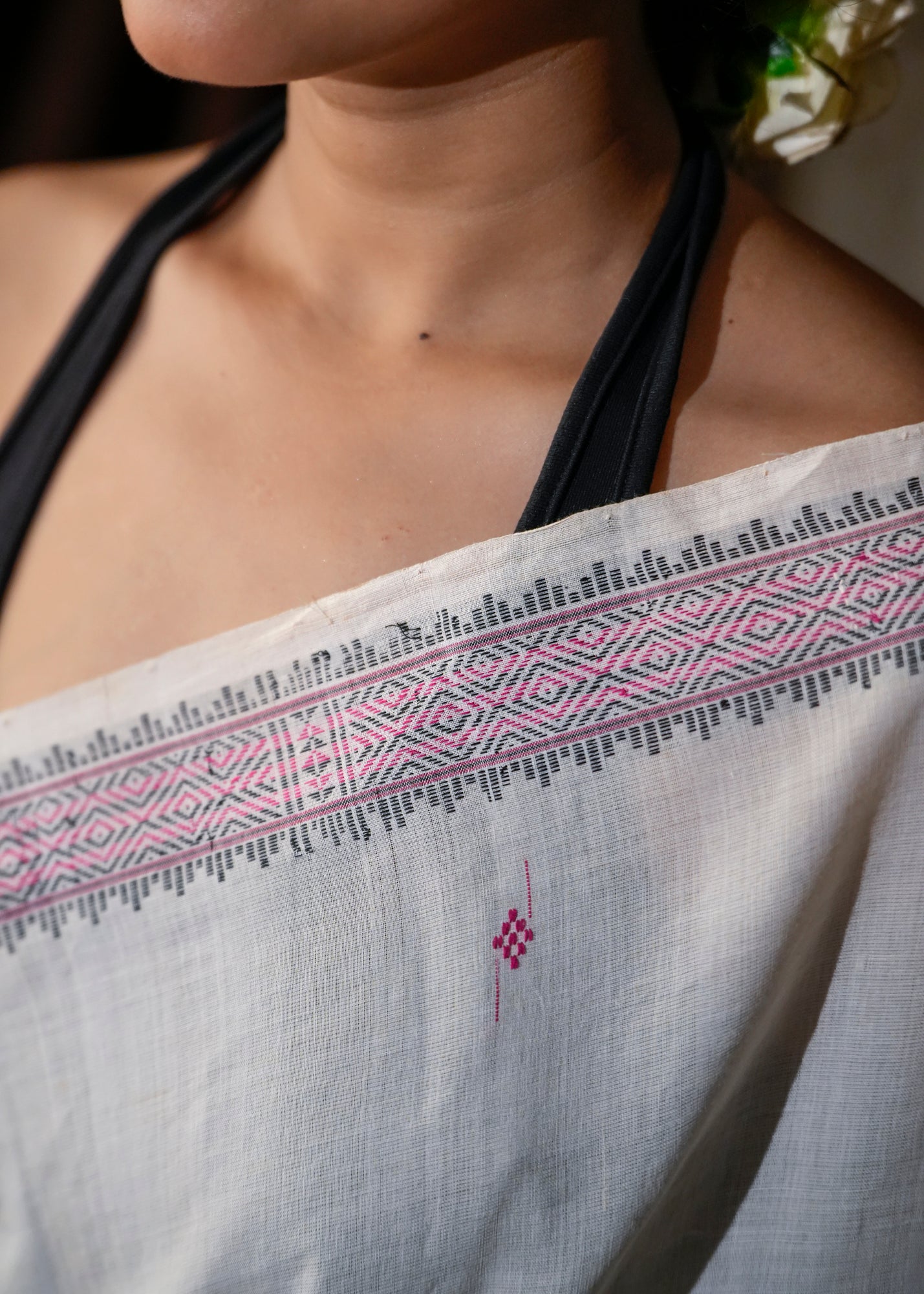 Sridevi | Bodo Weave Pure Cotton Saree