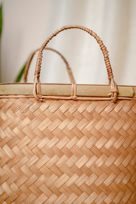 Multipurpose Bamboo Square Basket