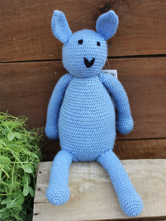 Hand Crocheted Toys- Blueberry Bear