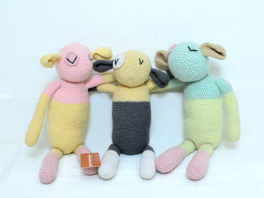Hand Crocheted Toys- Bunnies 1