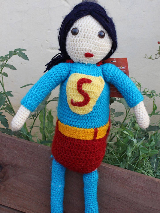 Hand Crocheted Toys- SuperGirl
