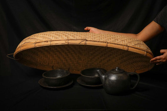 Giant Bamboo Cloche | Dish Cover Lid