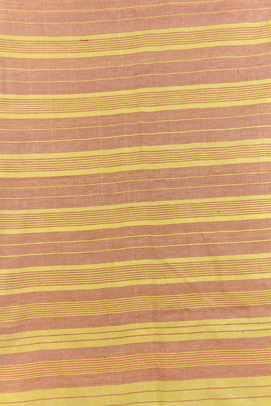 Coton Gamusa Serviette Moutarde Rayures (Fabriqué sur commande)