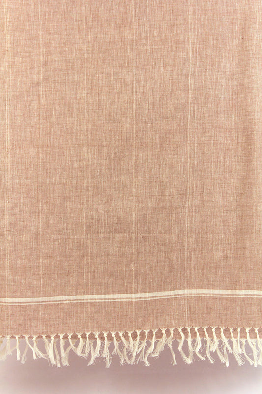 Serviette Gamusa en coton Sable (Fabriquée sur commande)