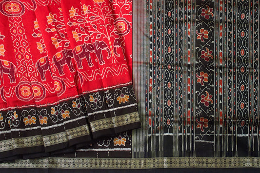 Sari en soie Aranya Sambalpuri Ikat
