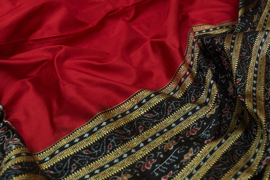 Master Weave Raasleela Sambalpuri Ikat Silk Sari - Punarnawa Soul of Artistry