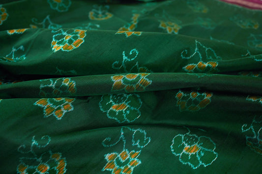 Pushpanjali Sambalpuri Ikat Silk Sari - Punarnawa Soul of Artistry