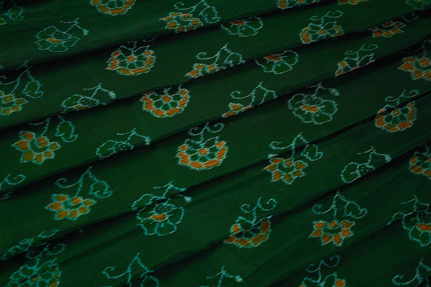 Pushpanjali Sambalpuri Ikat Silk Sari - Punarnawa Soul of Artistry