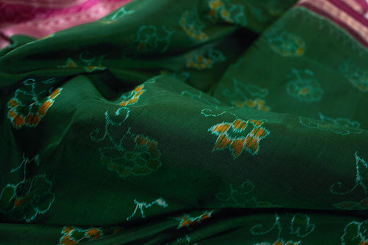 Pushpanjali Sambalpuri Ikat Silk Sari