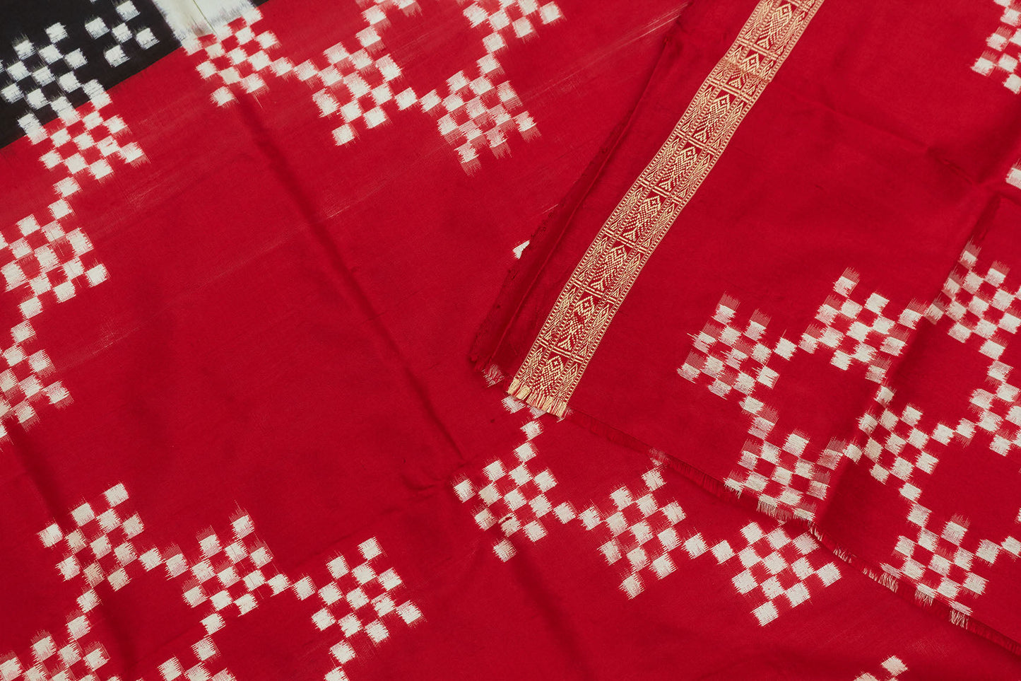Sambalpuri Double Ikat Silk Sari