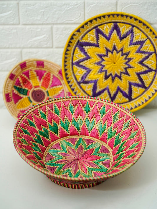 Bloom Sikki Grass Basket