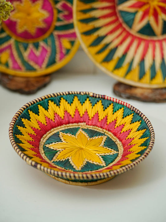 Sikki Multicolour Grass Basket