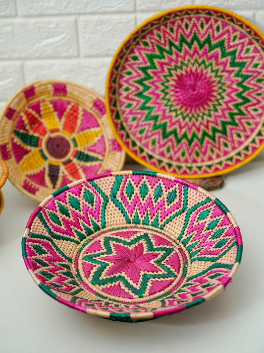 Sikki Multicolour Grass Basket