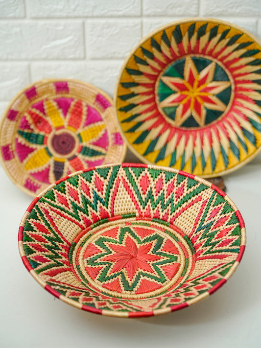 Sikki Multicolour Grass Basket