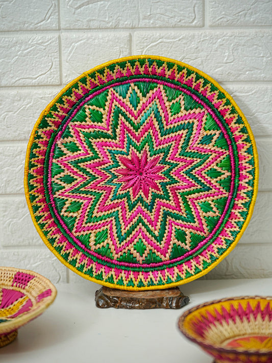 Sikki Multicolour Grass Basket