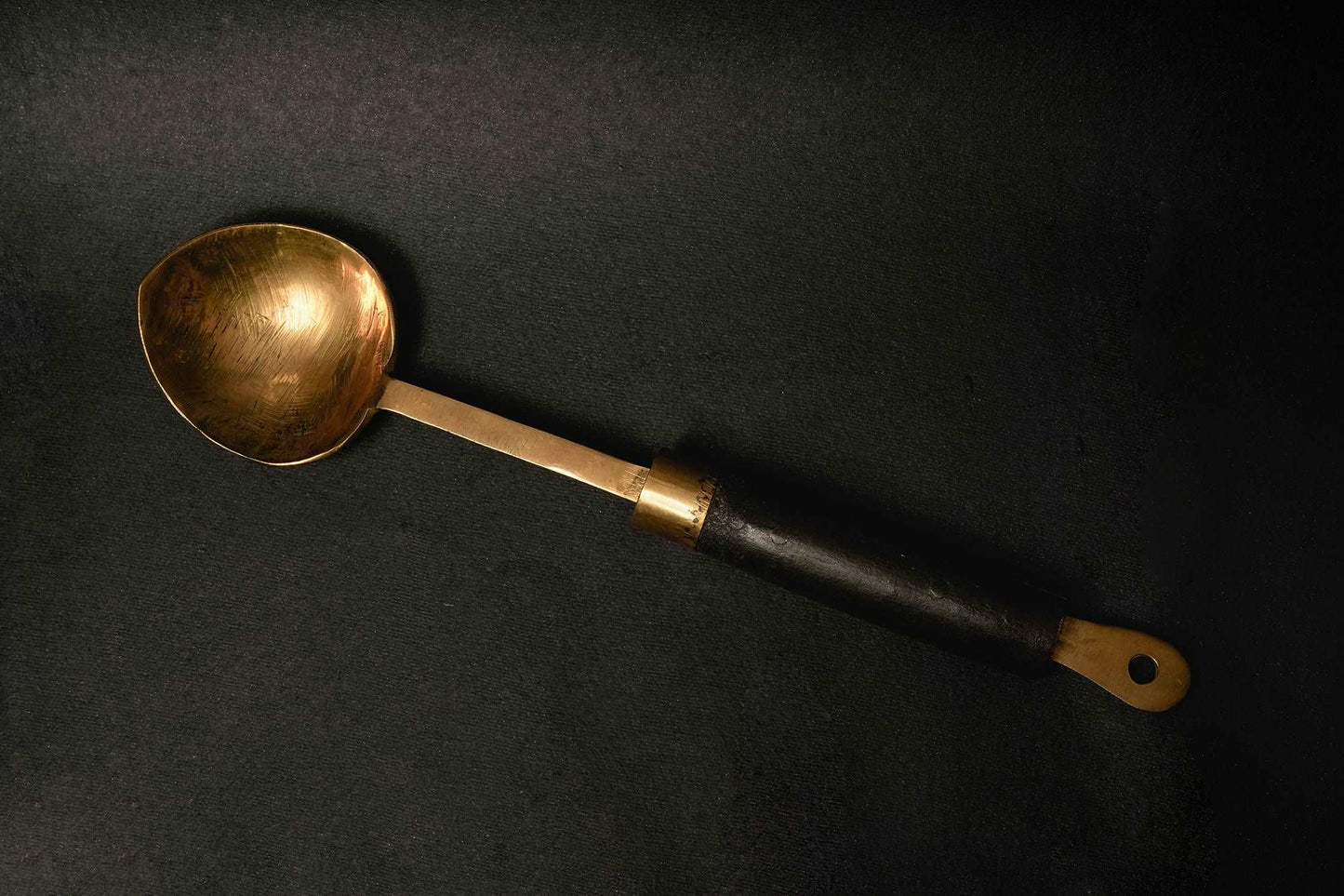 Brass traditional ladle