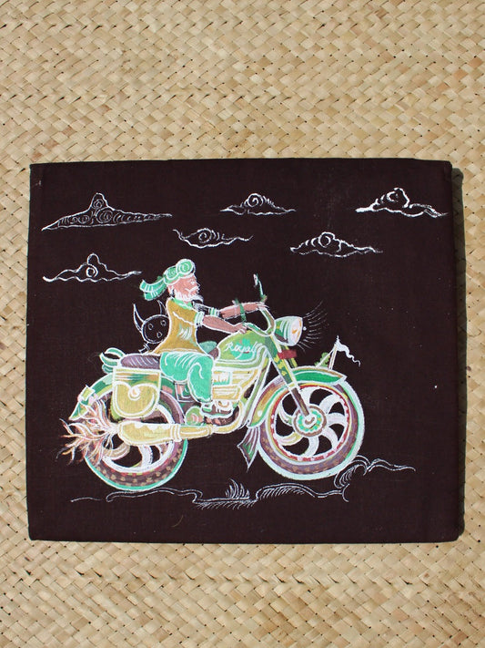 Bikers Patta Chitra Hand Painted Laptop Case S