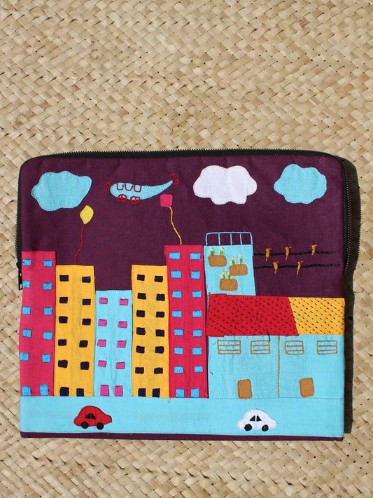 Housse d'ordinateur portable Jungle en béton 1