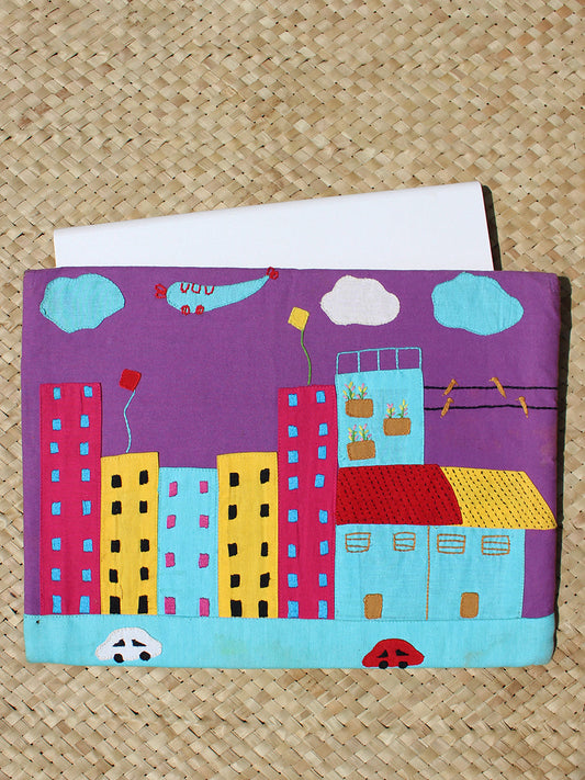 Housse d'ordinateur portable Jungle en béton 3