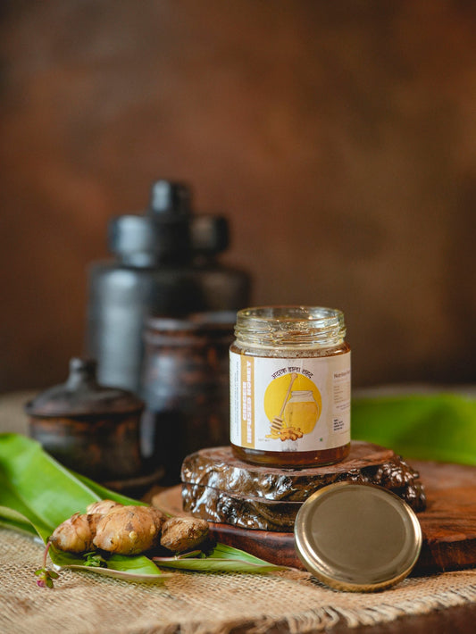 अदरक युक्त शहद | अदरक डाला गया