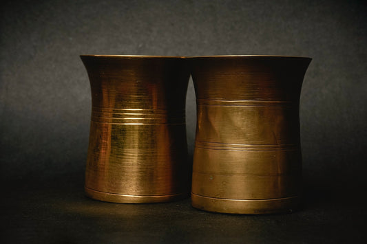 Brass Tumblers | Wide
