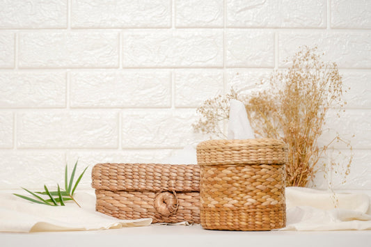 गोल टिशू पेपर टोकरी