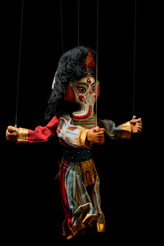 Traditional Ganesh and Kumari Puppet| पुतली