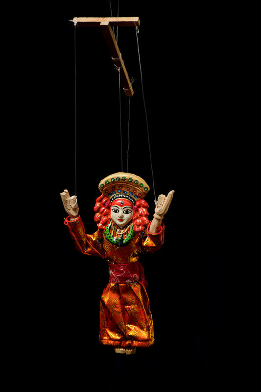 Traditional Kumari Wooden Puppets | पुतली