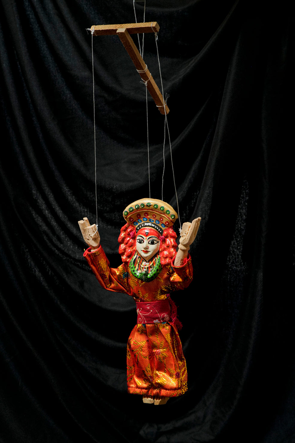 Traditional Kumari Wooden Puppets | पुतली