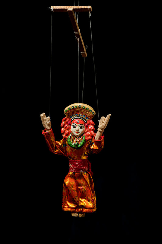 Traditional Kumari Wooden Puppets | पुतली