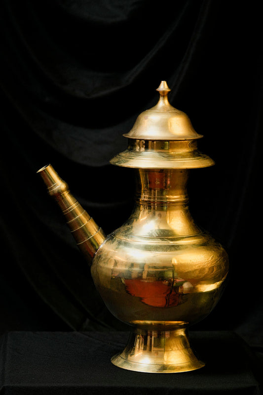 Antique Karuwa | Traditional Wine/Water Brass Pot