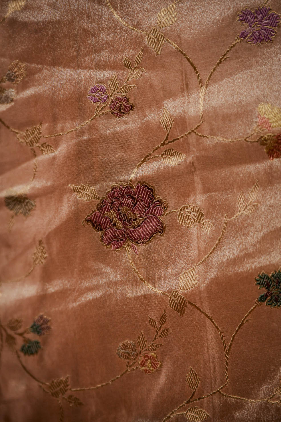 Rosedust | Tissue Banarasi Kadwa Silk Saree