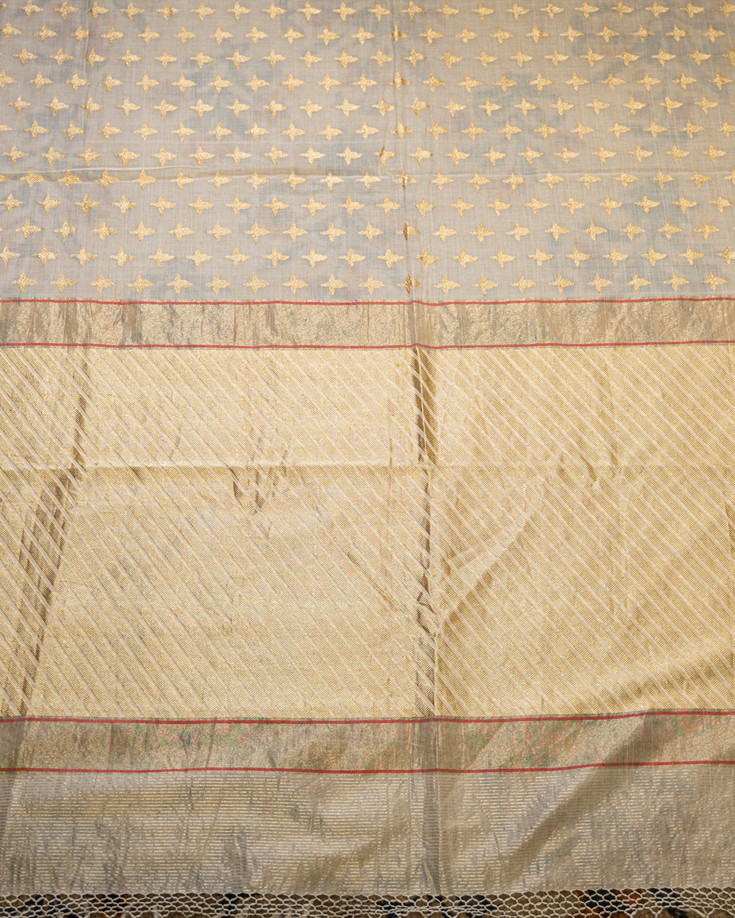 C Assam Handloom Silk Saree (Fabriqué sur commande)