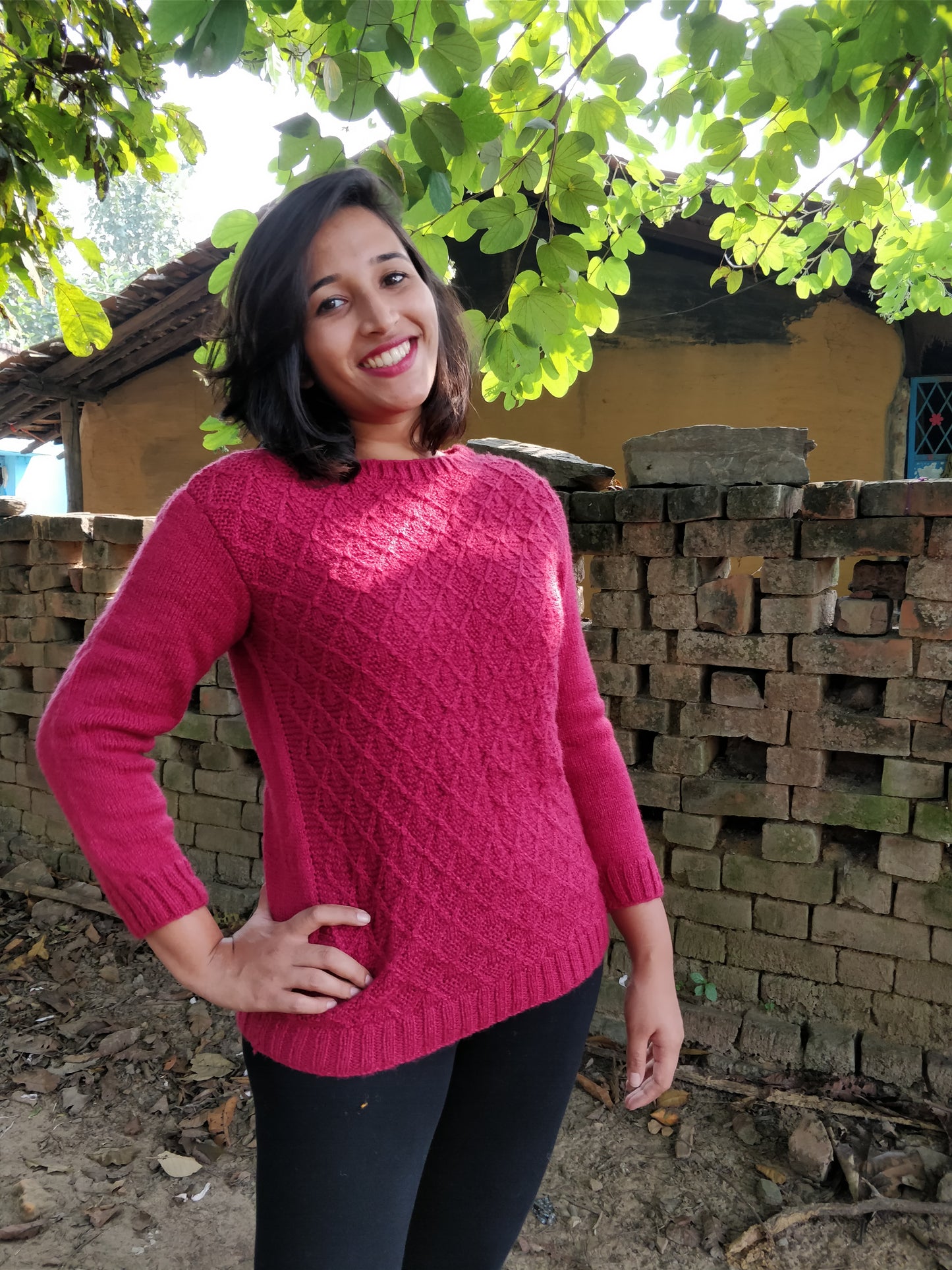 Hand Knitted Woollen Sweater