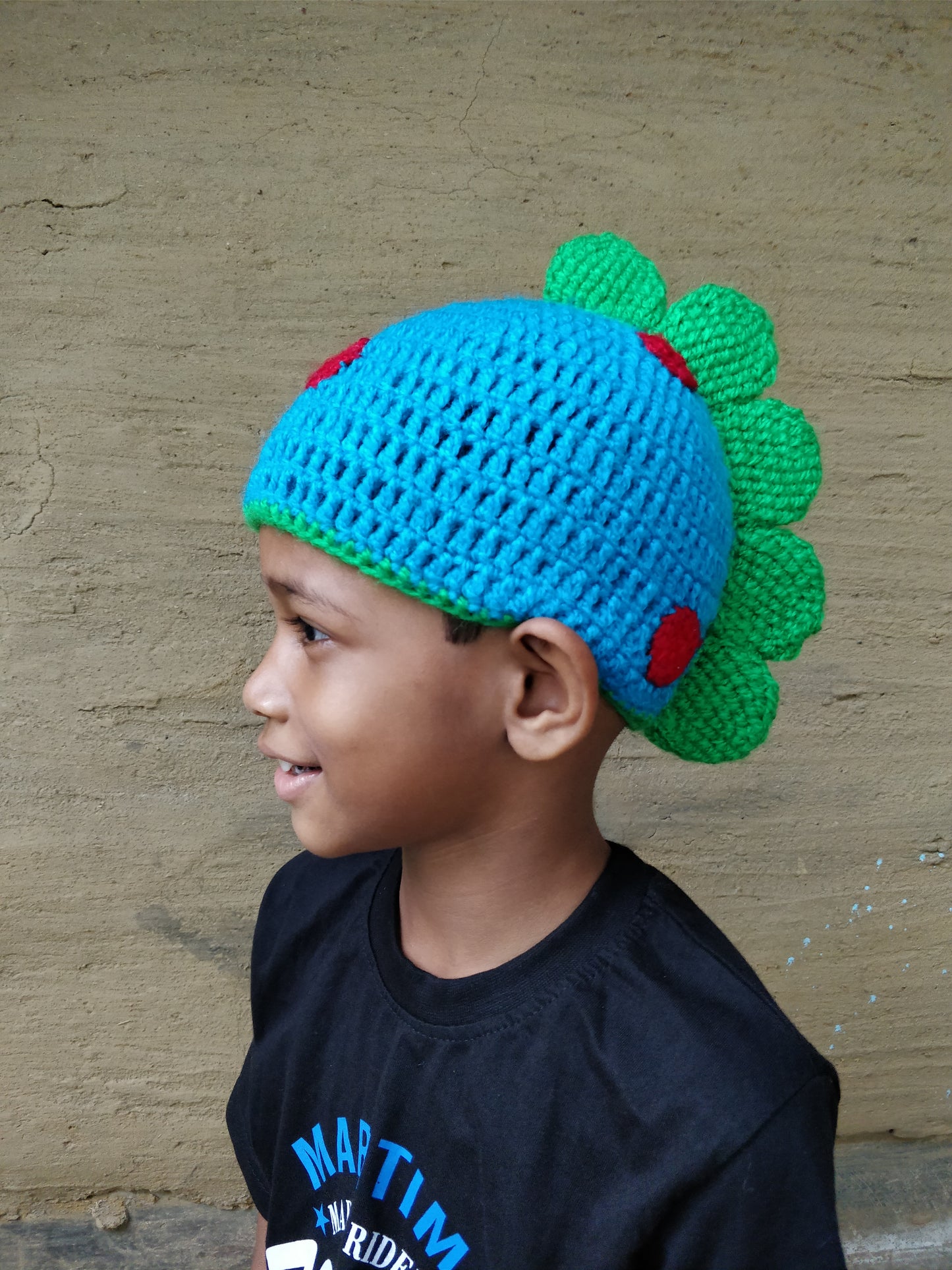 Hand Knitted Woollen Caps- Blue