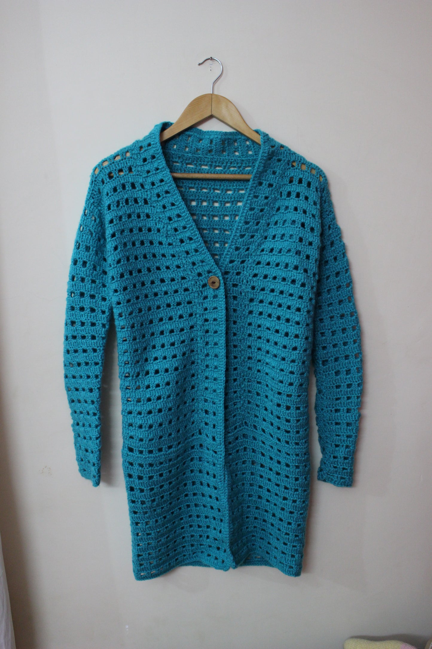 Hand Knitted Woollen Cardigan