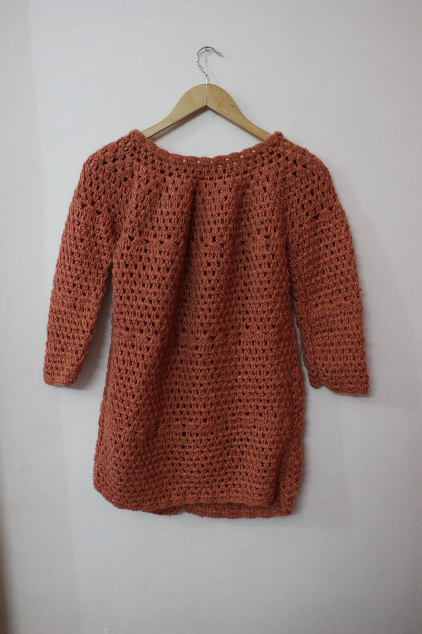 Hand Knitted Woollen Buttoned Sweater