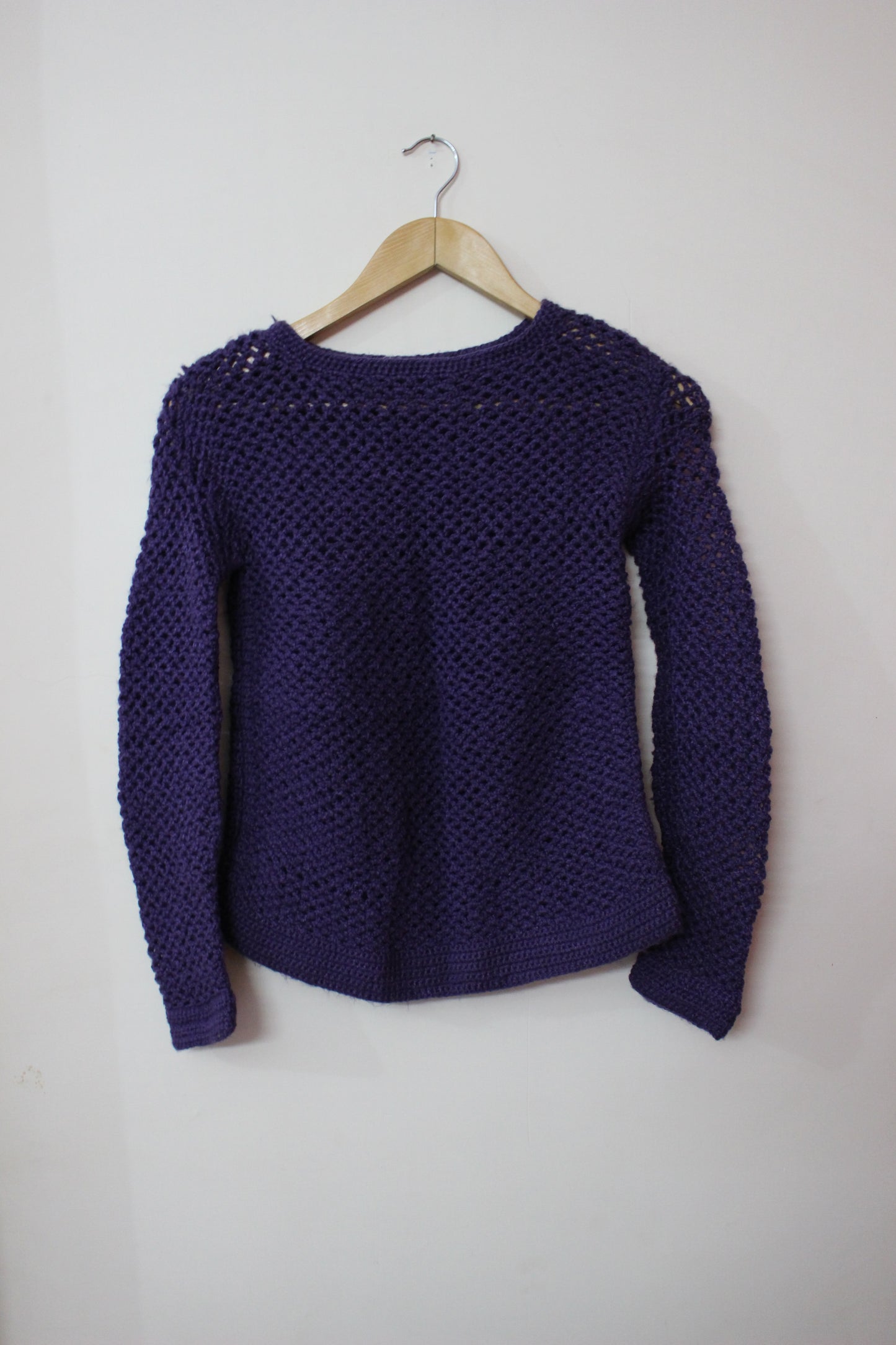 Hand Knitted Woollen Sweater- Teal