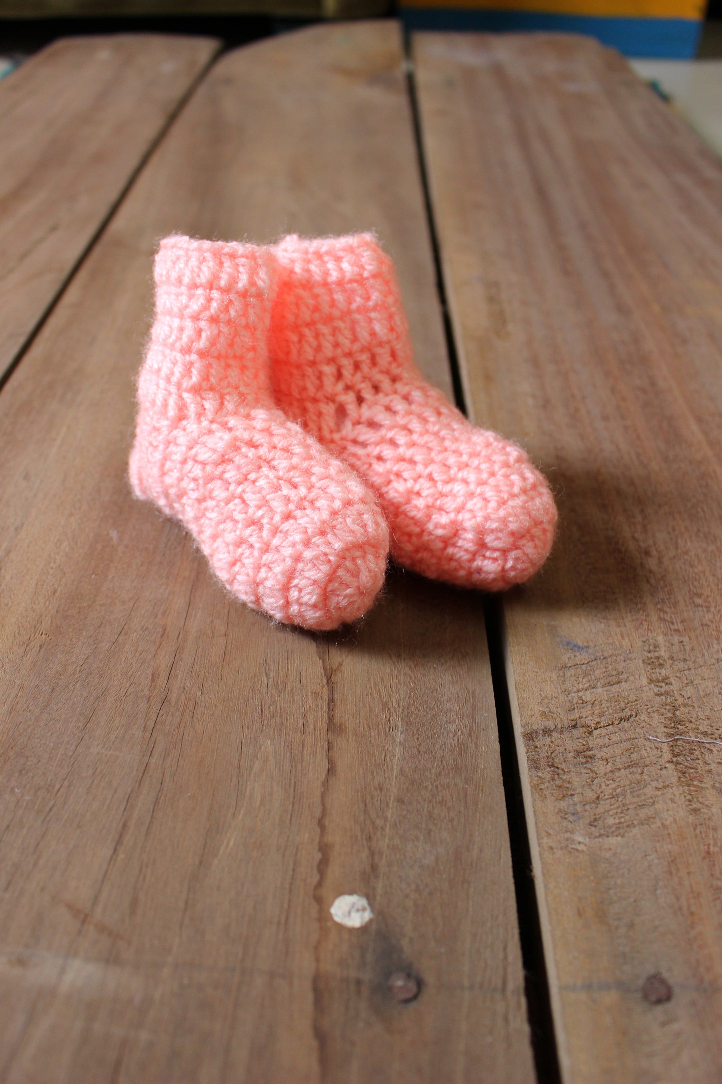 Hand Knitted Woollen Kids Shoes- Petals