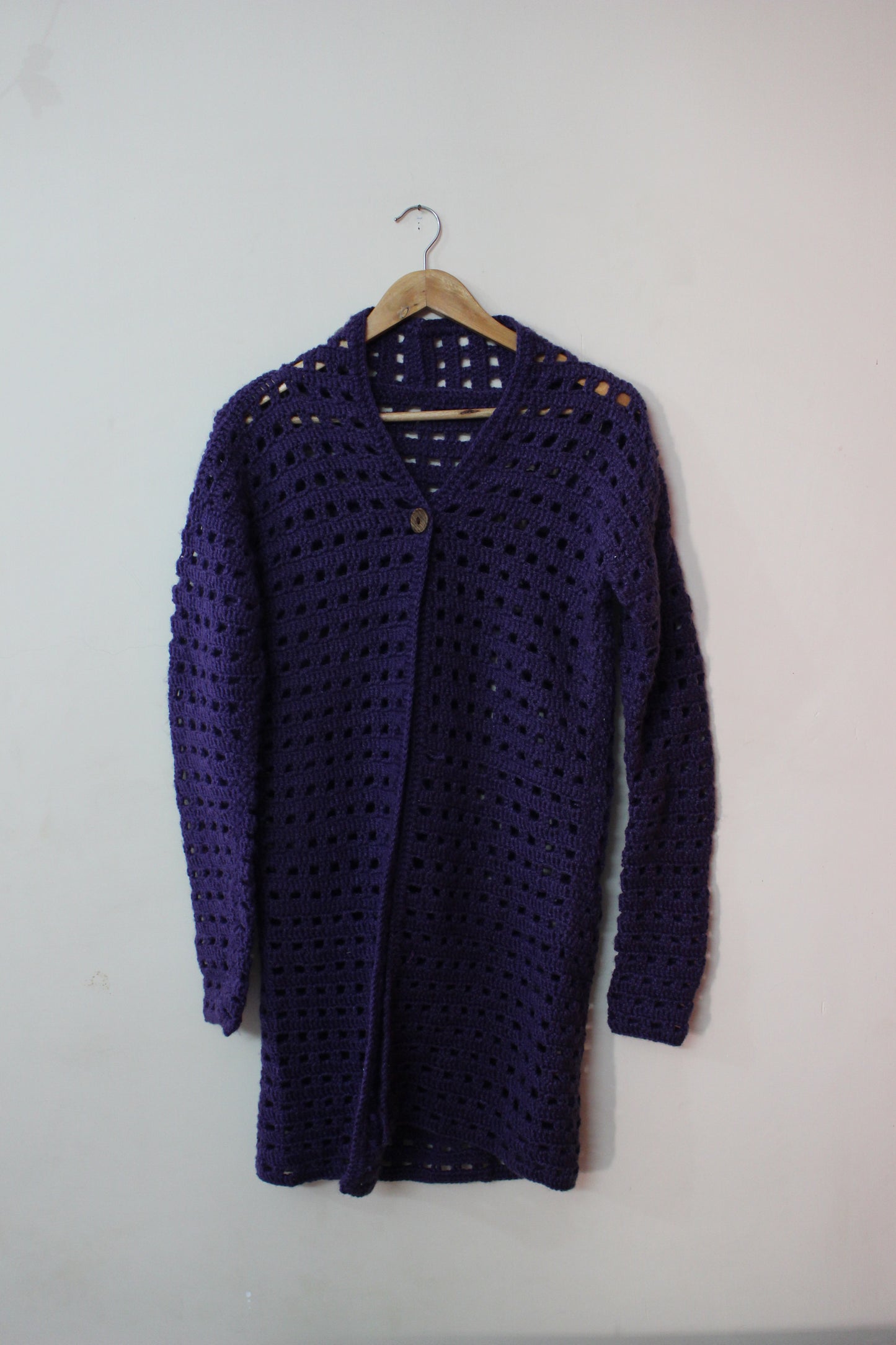 Hand Knitted Woollen Cardigan