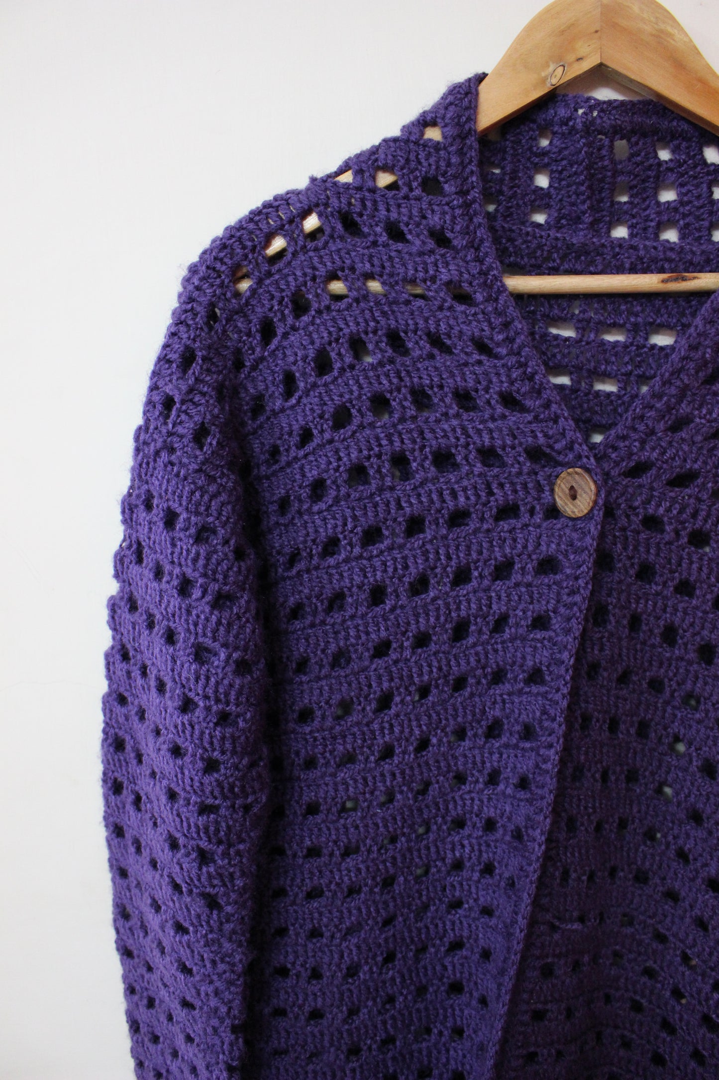 Hand Knitted Woollen Cardigan