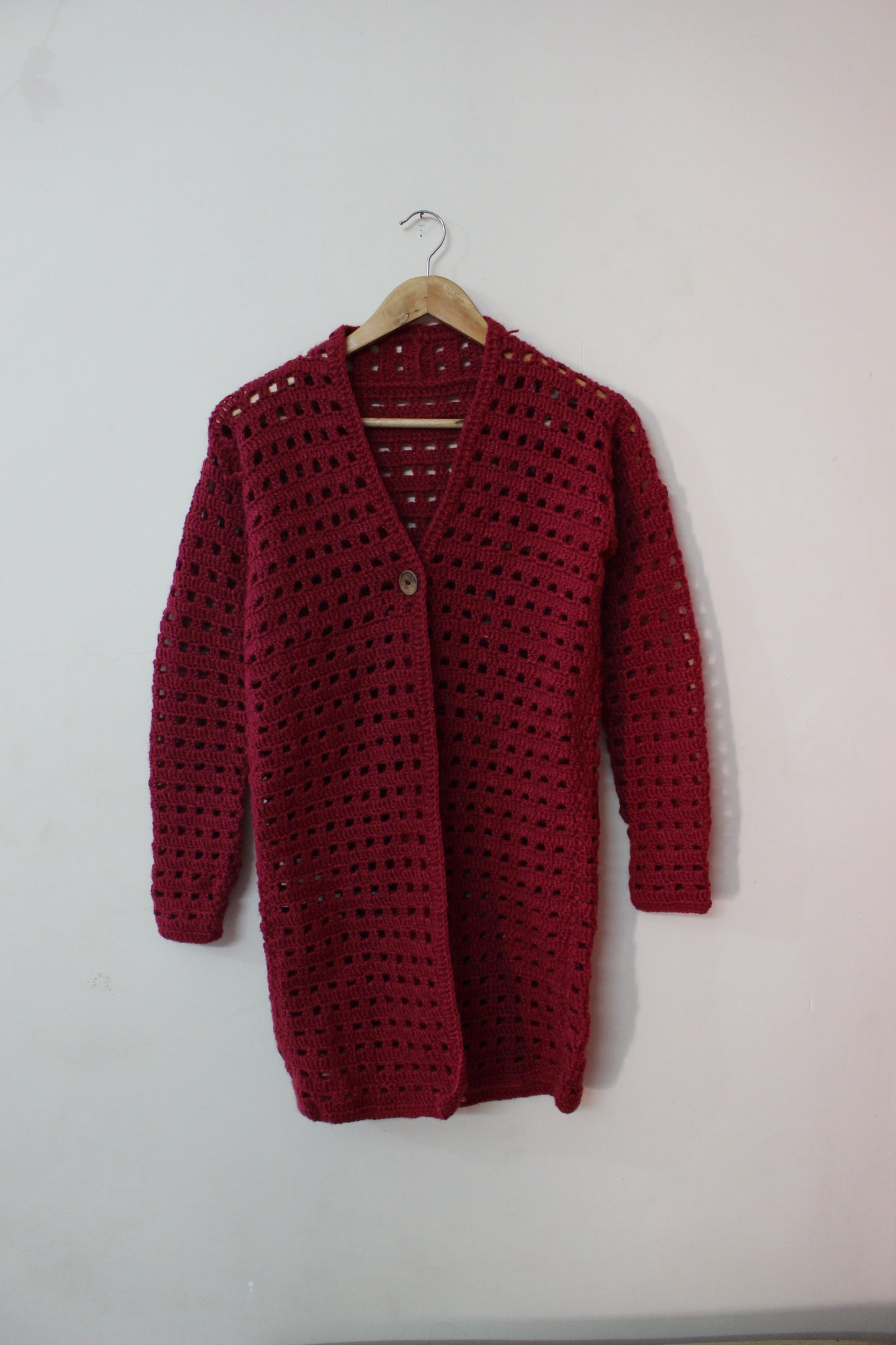 Hand Knitted Woollen Cardigan