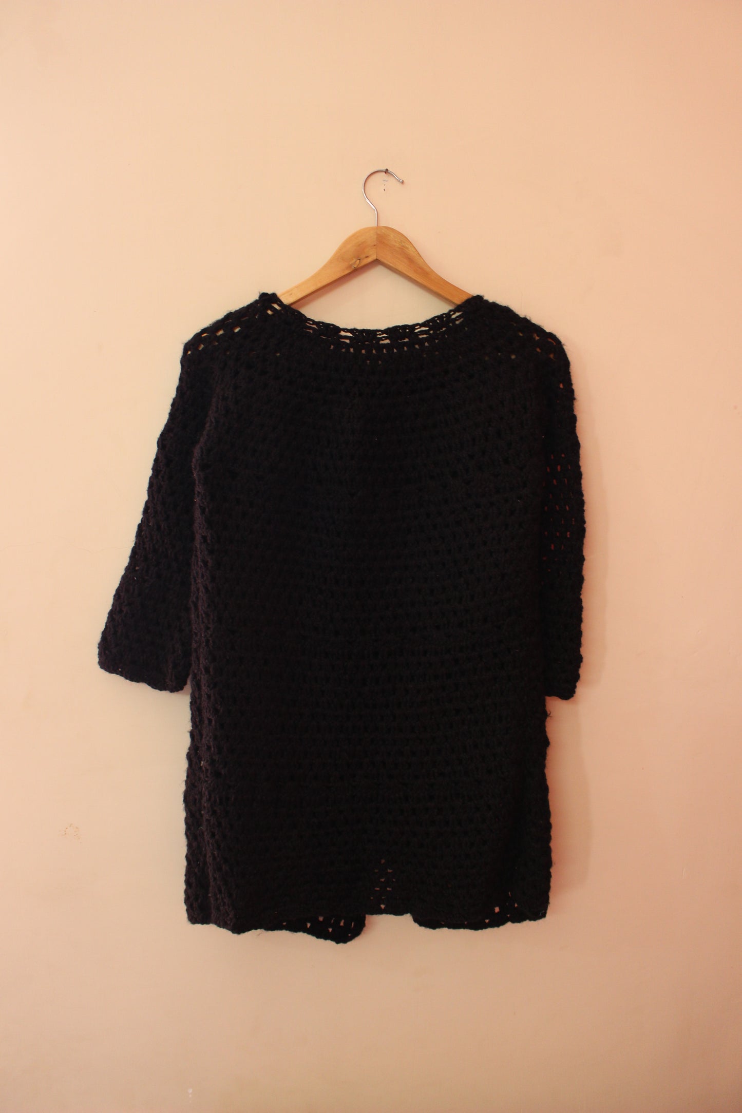 Hand Knitted Woollen Buttoned Sweater